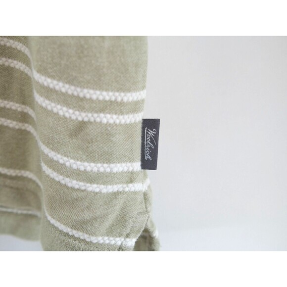 Woolrich Woolen Mills Striped light Green Polo Shirt Size L‎ - Picture 3 of 9